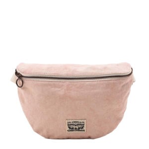 crossbody tas met logo lichtroze
