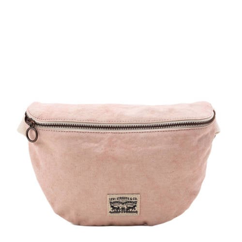 Levi's crossbody tas met logo lichtroze afbeelding