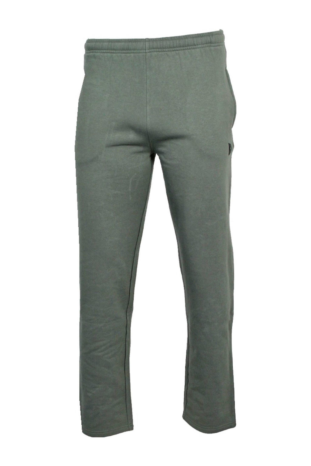 Grijsgroene heren Donnay joggingbroek Wess groen van polyester met regular fit, regular waist en effen