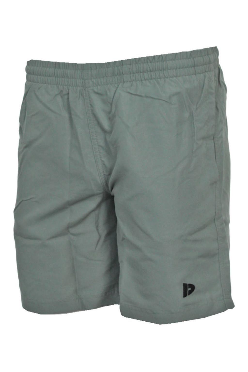 Lichtgroene heren Donnay sportshort Ian van polyester met regular fit, elastische tailleband met koord en effen