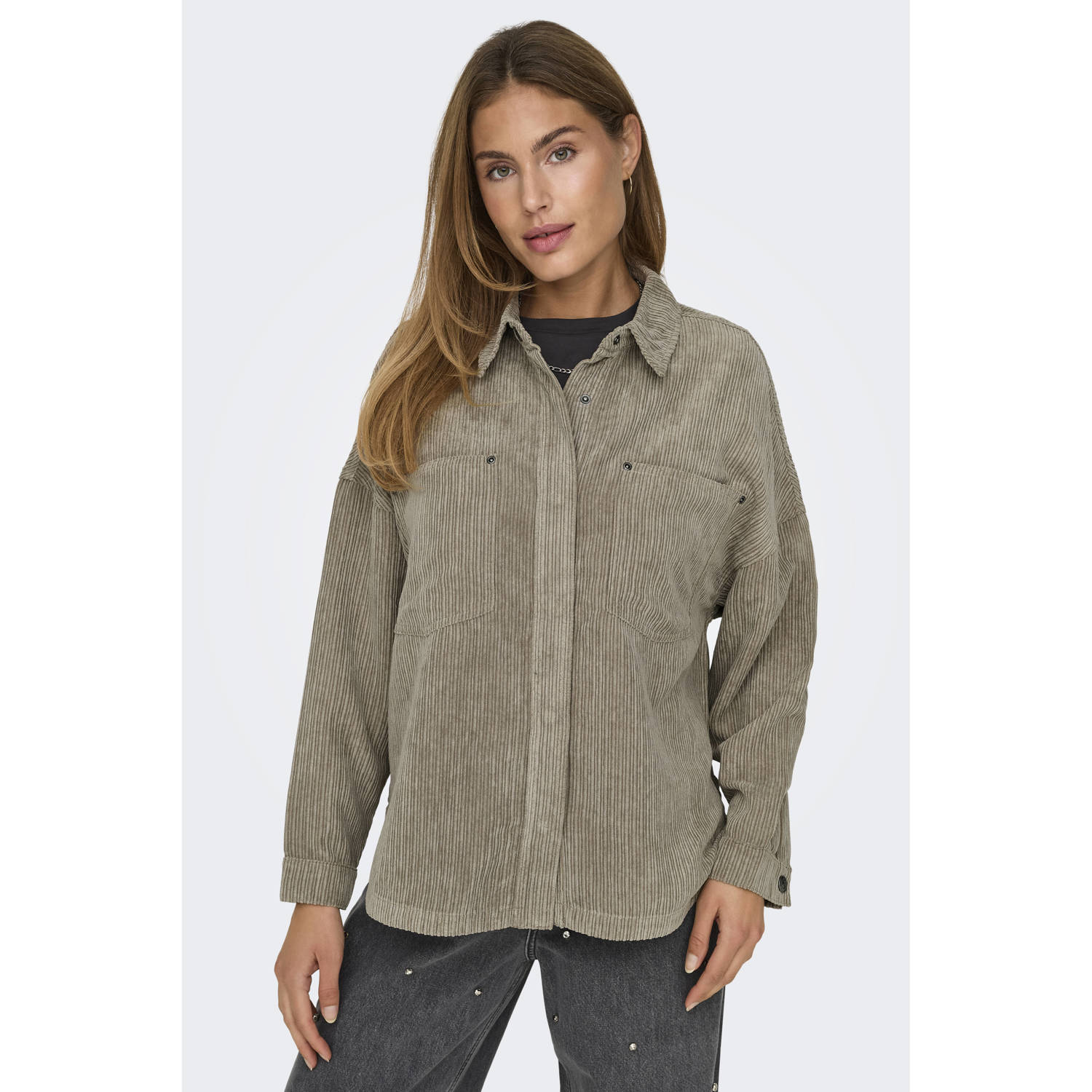 ONLY blouse lichtbruin