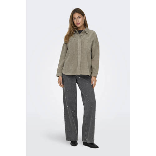 ONLY blouse lichtbruin afbeelding