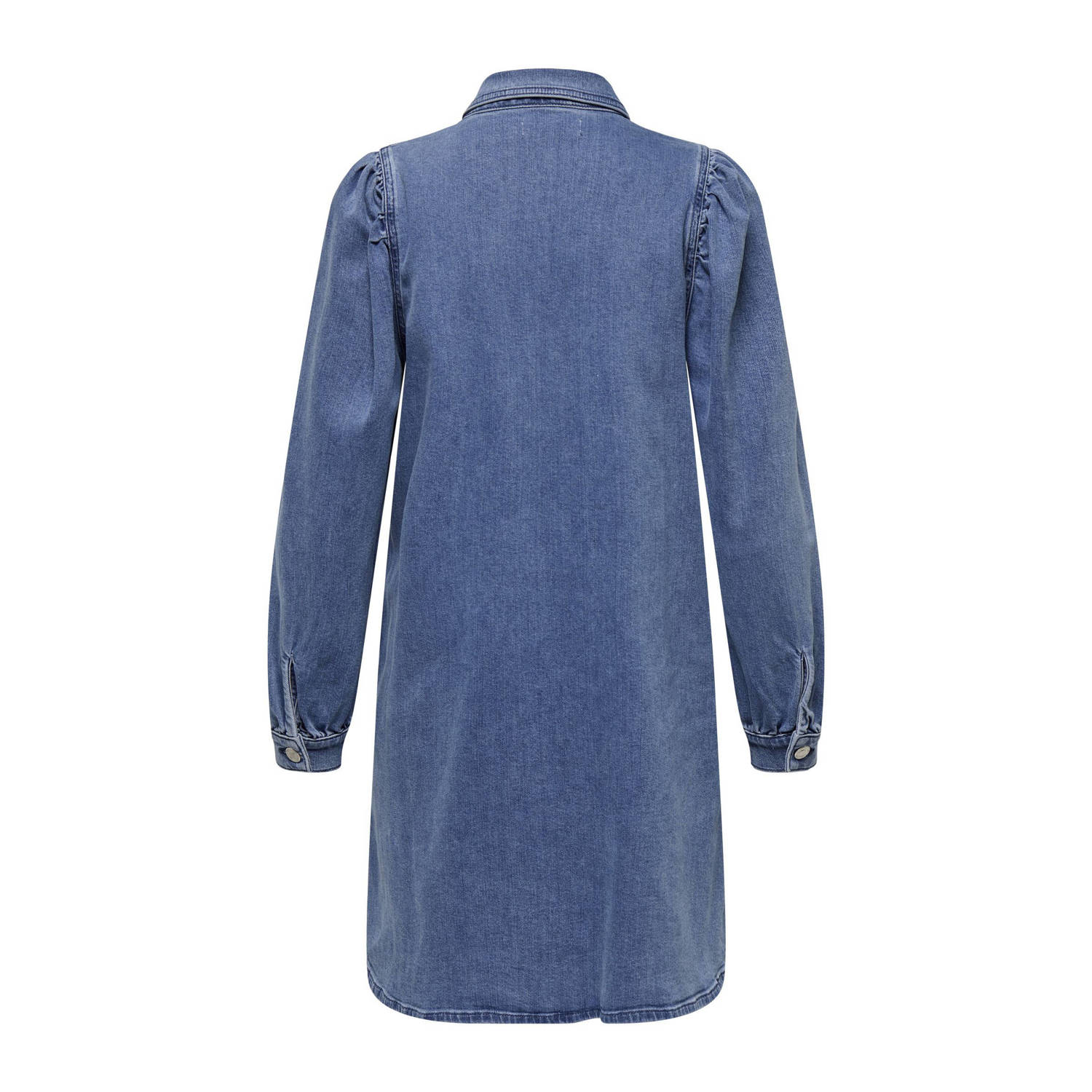 ONLY denim spijkerjurk medium blue denim