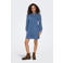 ONLY denim spijkerjurk medium blue denim