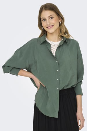 blouse grijsgroen