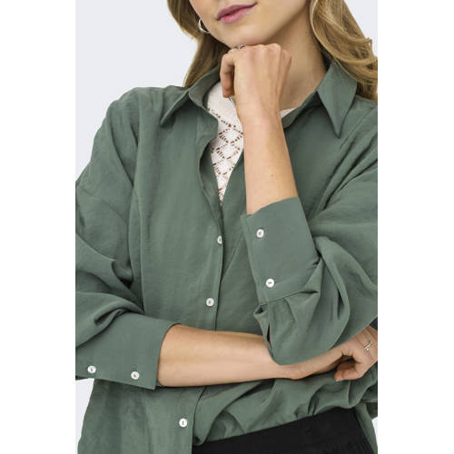 ONLY blouse grijsgroen afbeelding