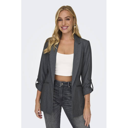 ONLY getailleerde blazer donkergrijs afbeelding