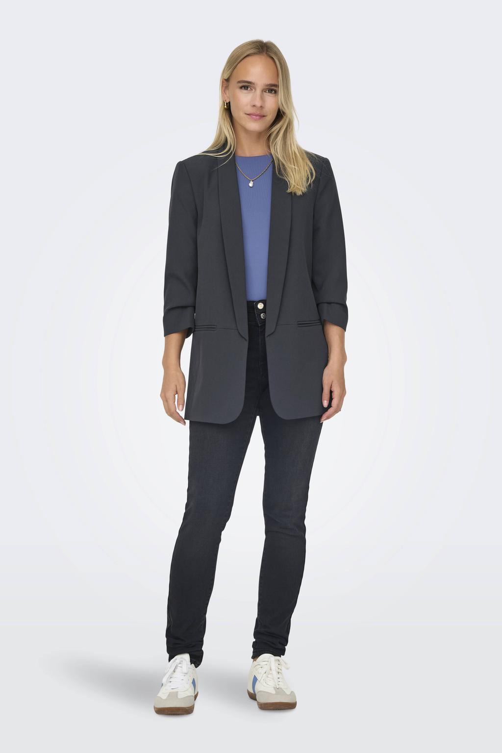 ONLY regular blazer donkergrijs