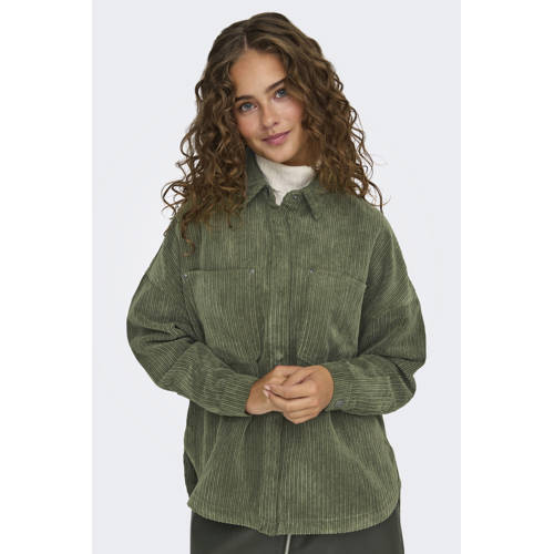 ONLY blouse donkergroen afbeelding