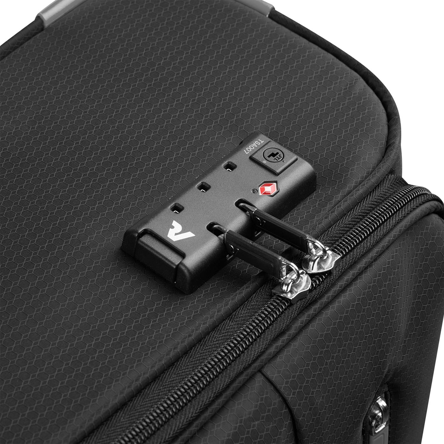 Roncato trolley Lite Soft 55 cm. zwart