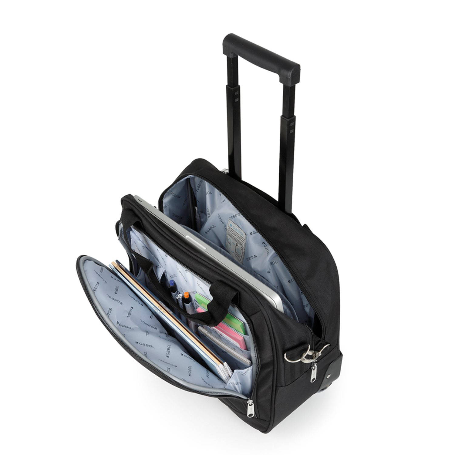 Gabol 15 inch laptop trolley Week Pilot zwart