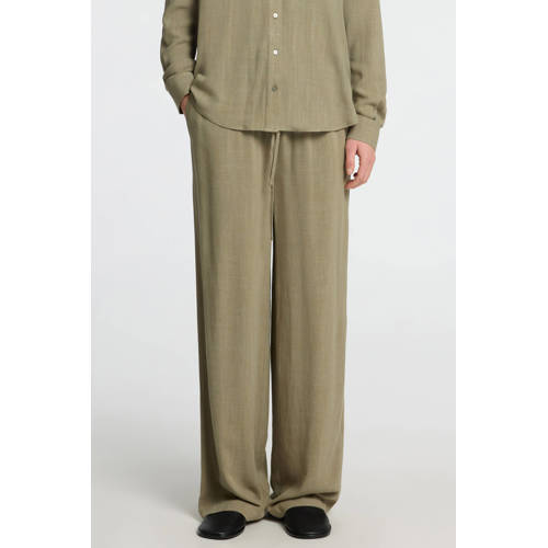 SELECTED FEMME straight high waist casual broek afbeelding