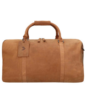 leren reistas The Base cognac