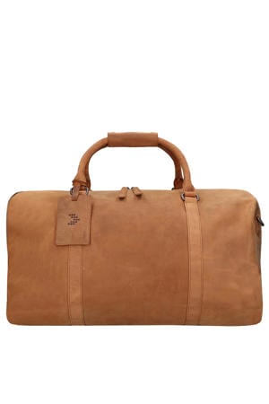leren reistas The Base cognac