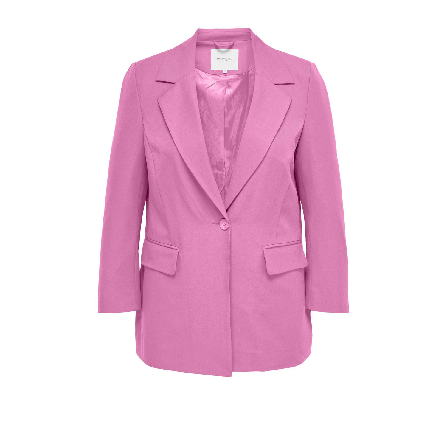 ONLY CARMAKOMA regular blazer roze