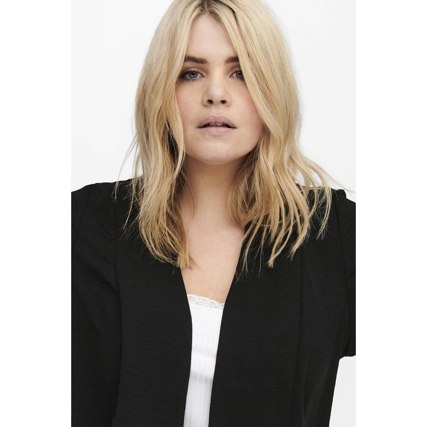 ONLY CARMAKOMA vest zwart