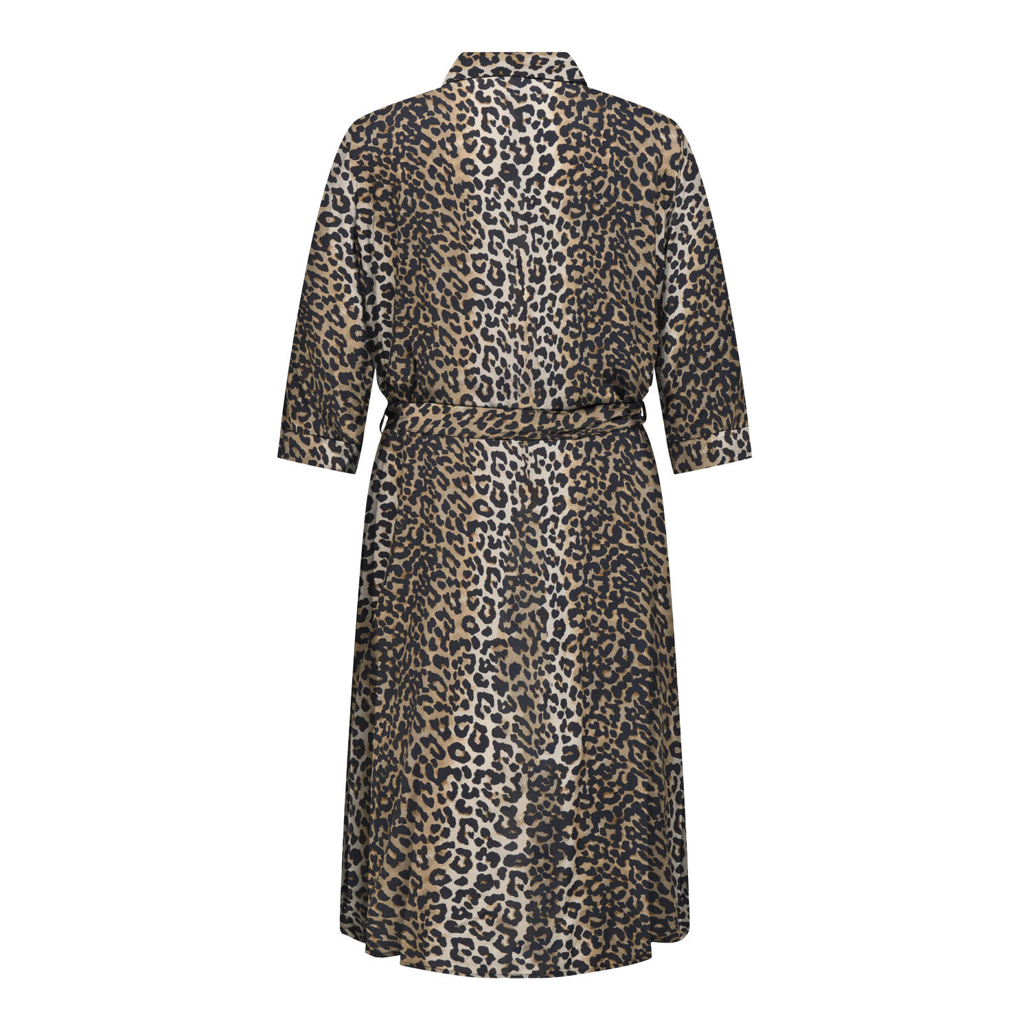 ONLY CARMAKOMA blousejurk bruin