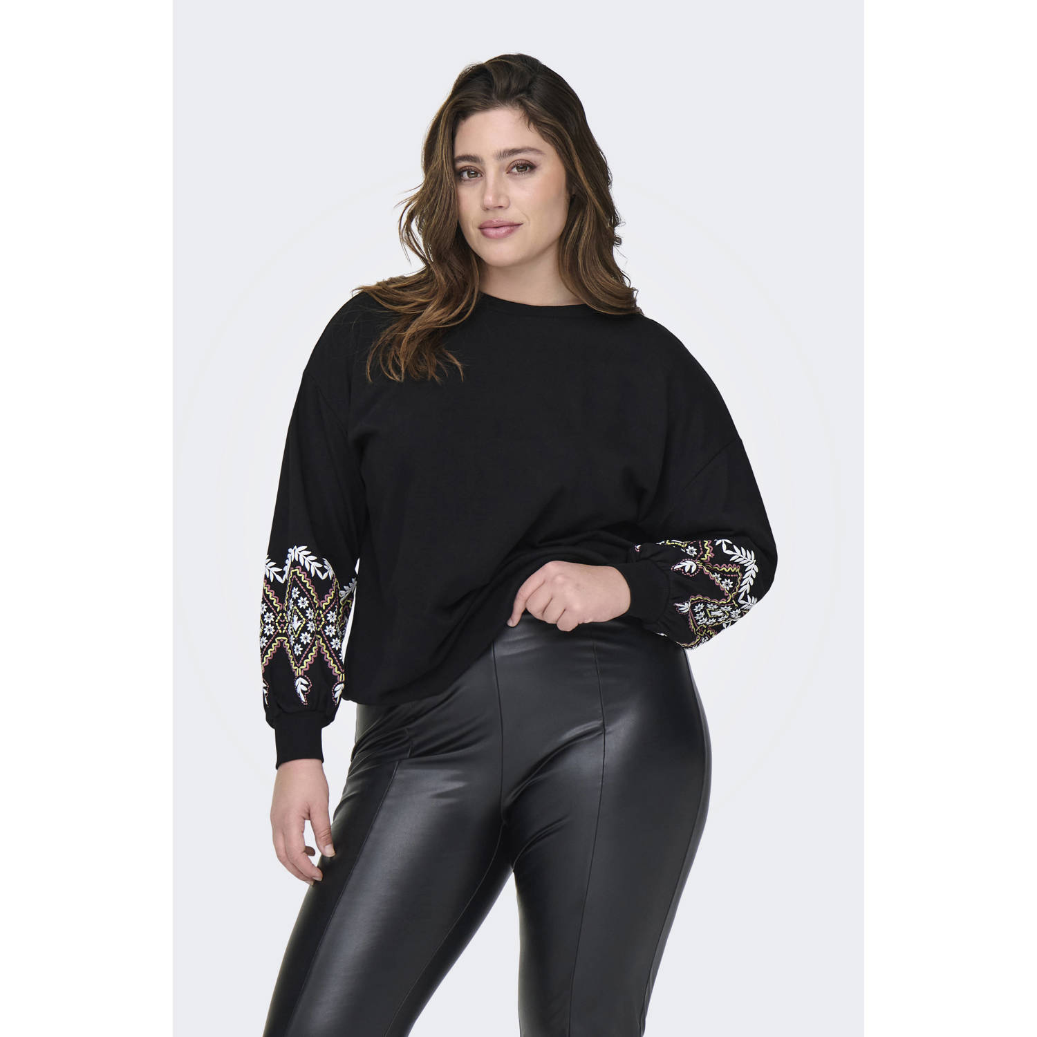 ONLY CARMAKOMA sweater zwart