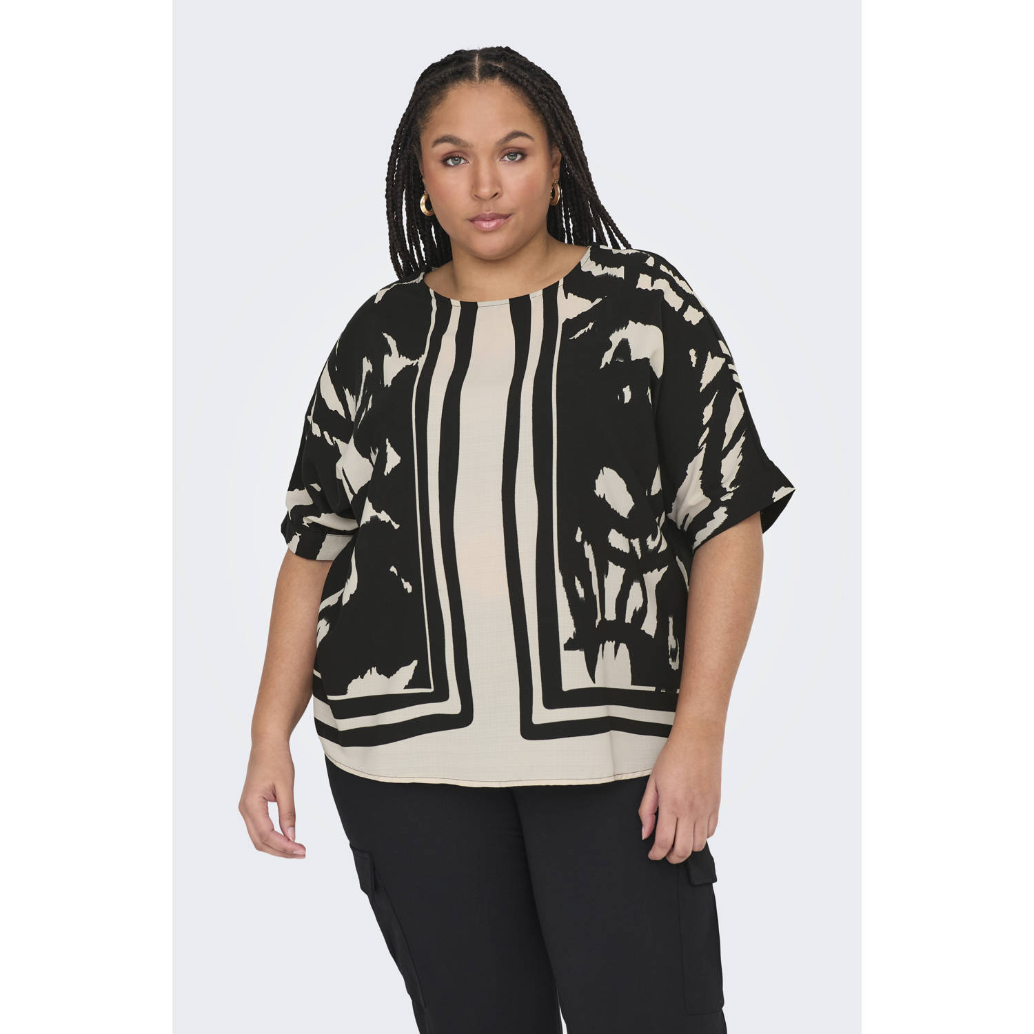 ONLY CARMAKOMA top zwart