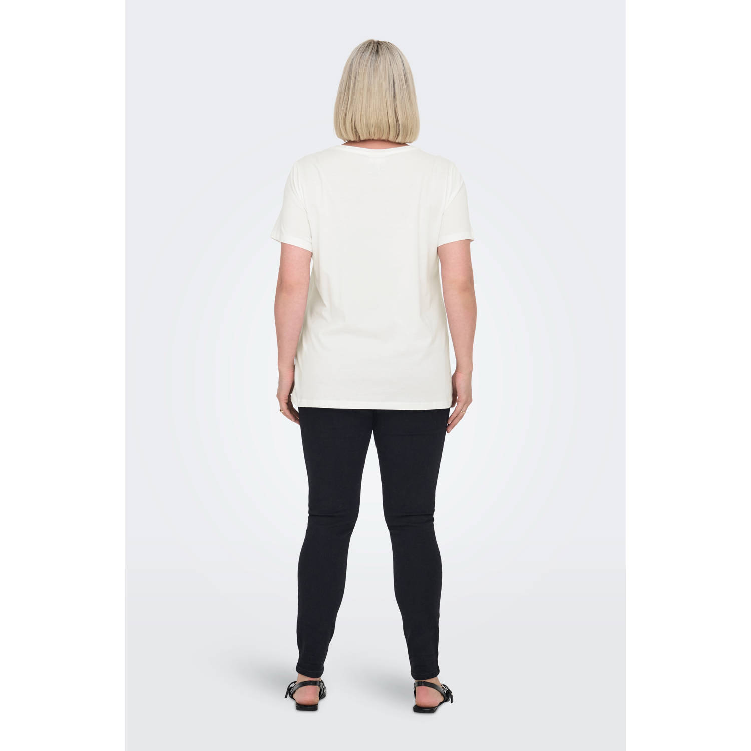 ONLY CARMAKOMA T-shirt wit