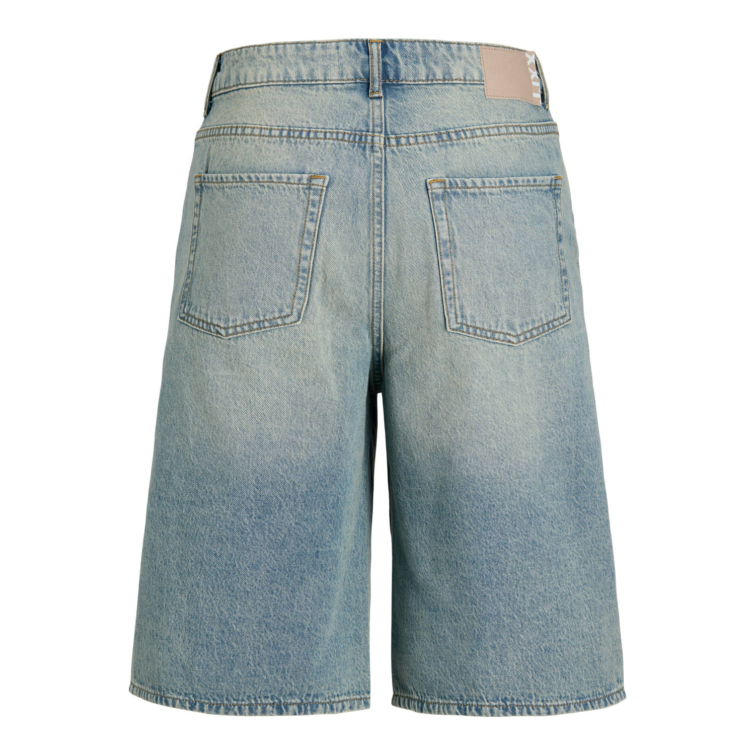 JJXX regular waist denim short light blue denim