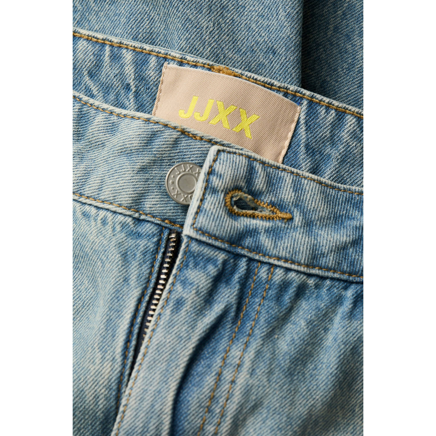 JJXX regular waist denim short light blue denim