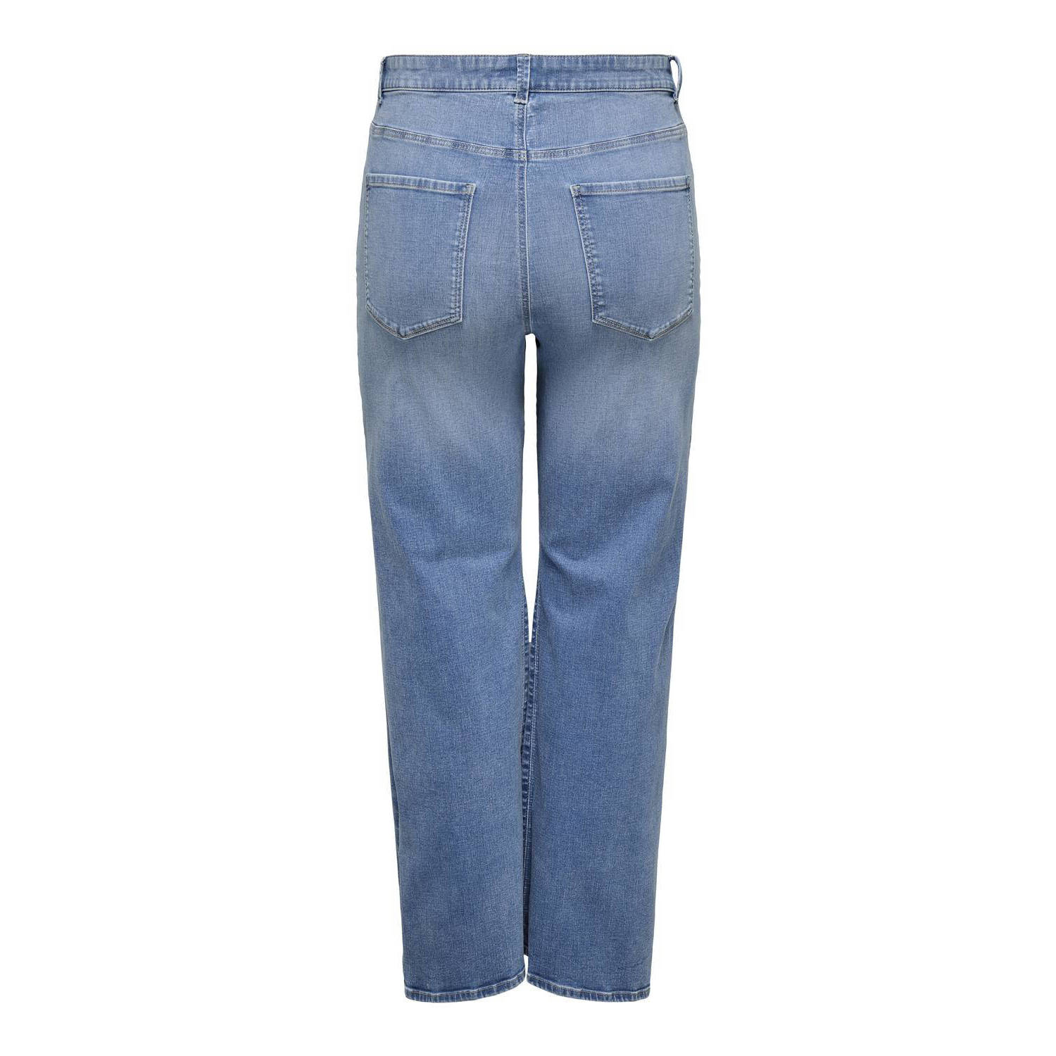 ONLY CARMAKOMA high waist wide leg jeans light blue denim