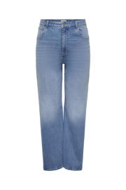 thumbnail: ONLY CARMAKOMA high waist wide leg jeans light blue denim