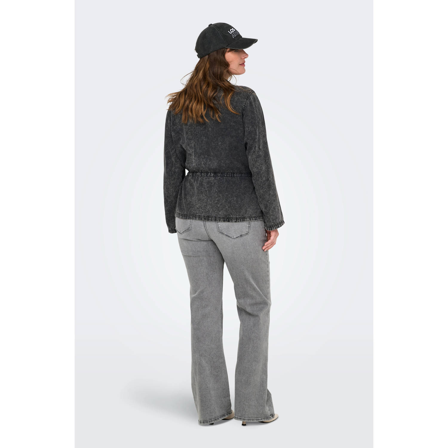 ONLY CARMAKOMA flared jeans grey denim