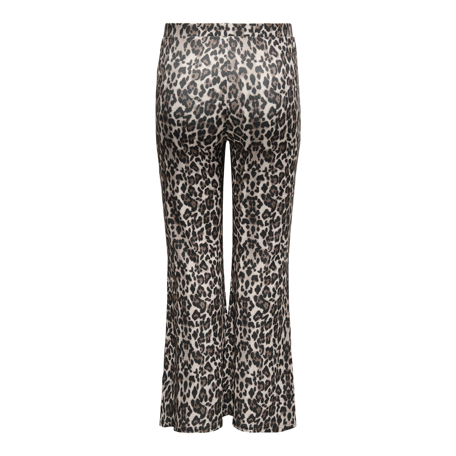 ONLY CARMAKOMA flared regular waist broek bruin