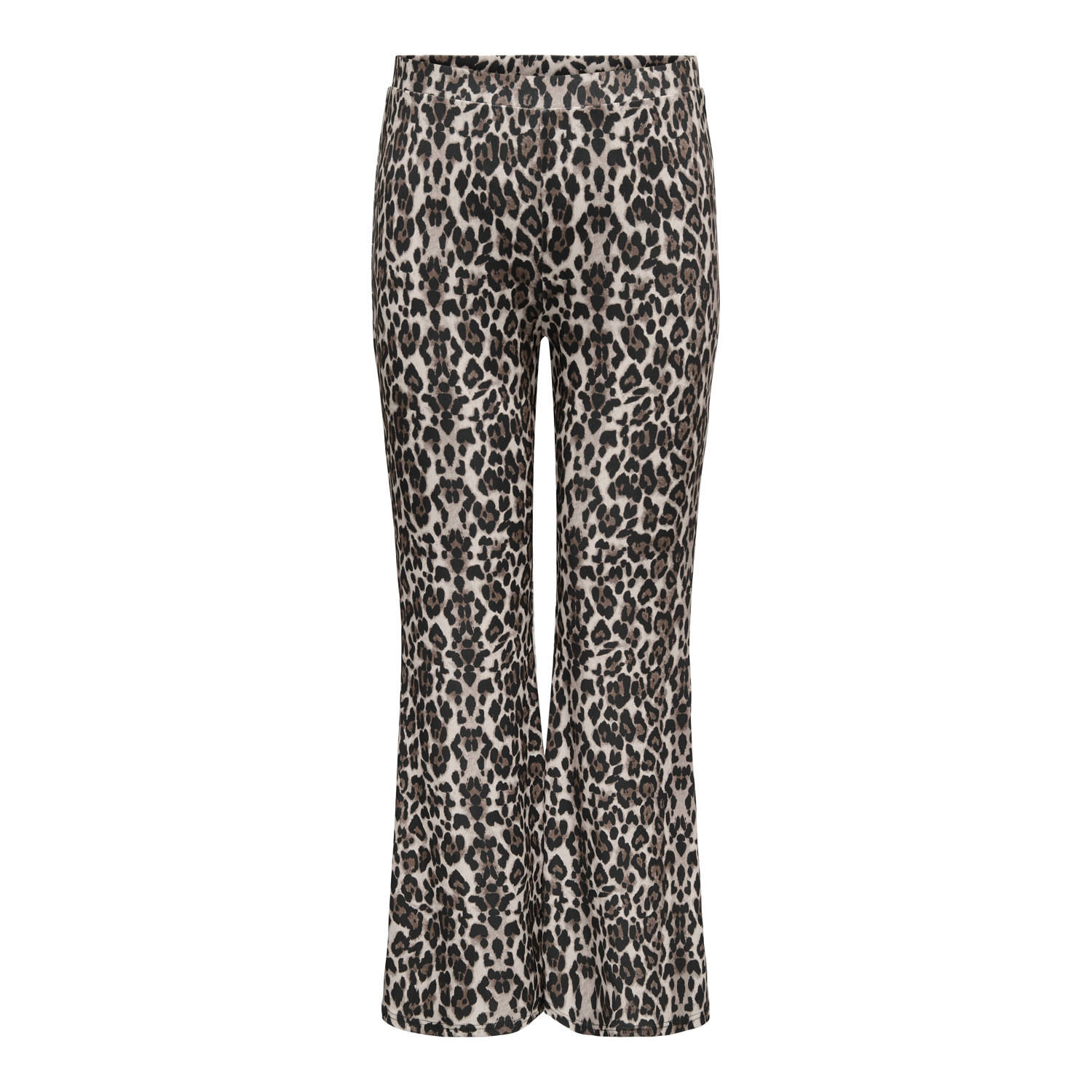 ONLY CARMAKOMA flared regular waist broek bruin