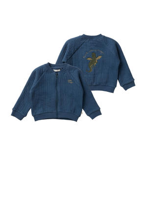 sweatvest blauw