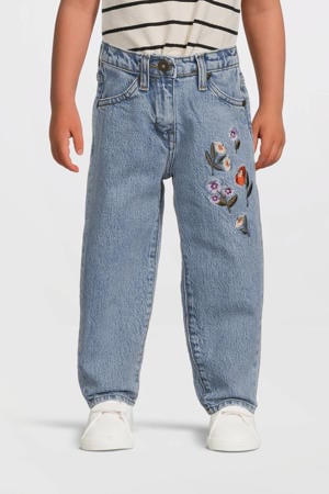 regular waist regular fit jeans blauw