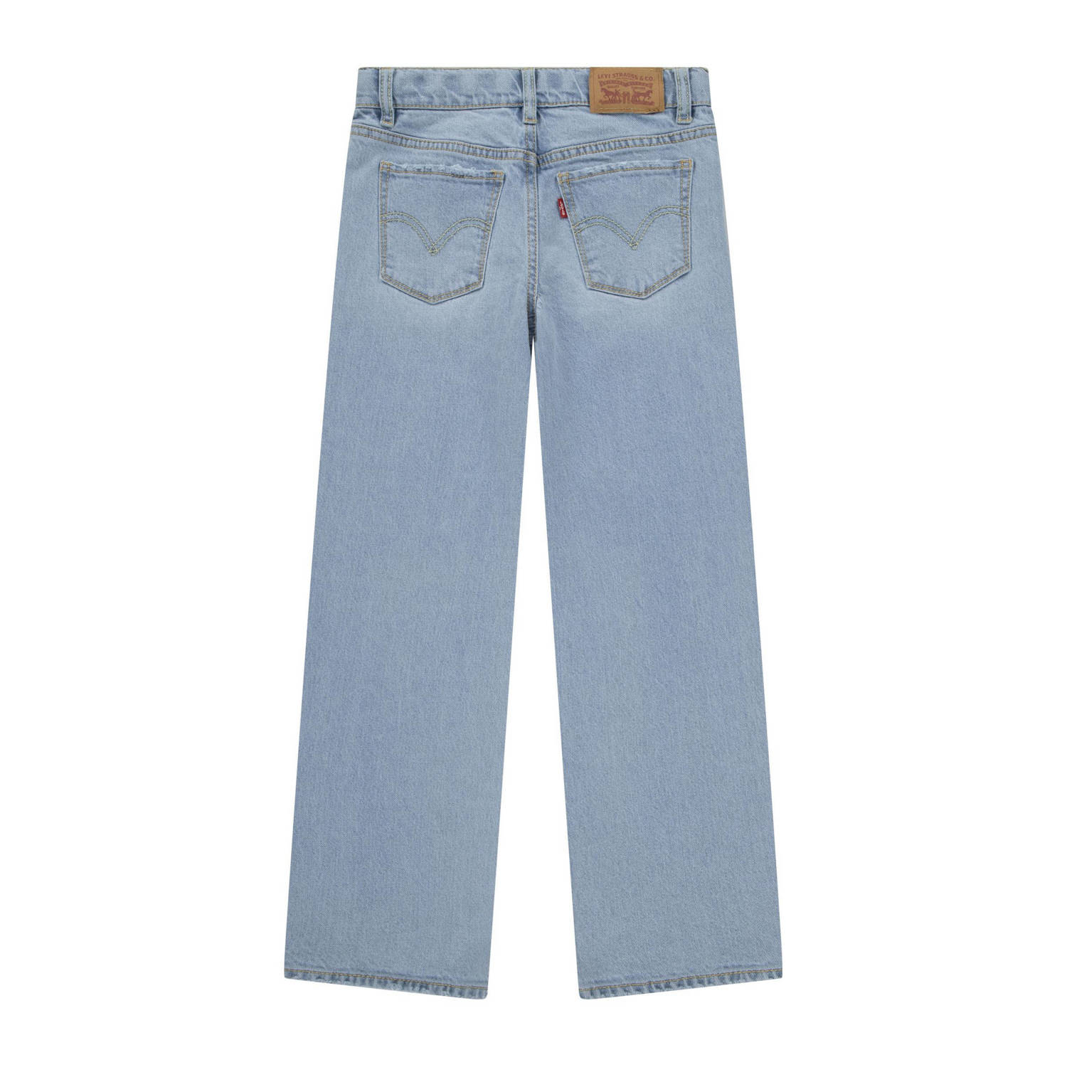 Levi's Kids wide leg jeans light blue denim