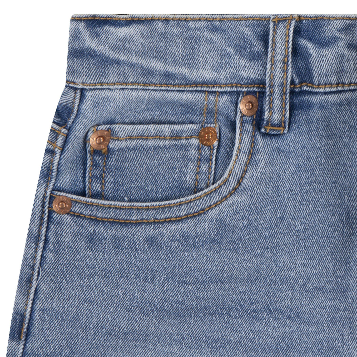 Levi's Kids skinny denim short medium blue denim