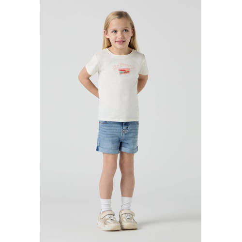 Levi's Kids skinny denim short medium blue denim afbeelding