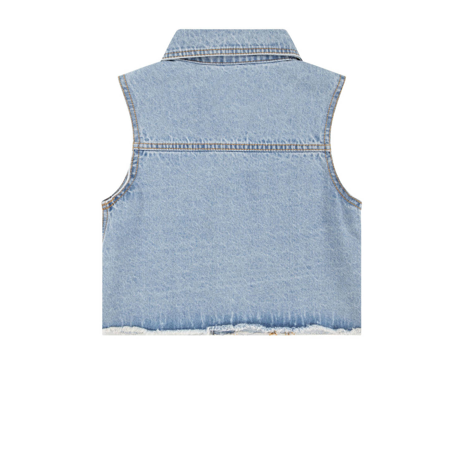 Levi's Kids gilet light blue denim
