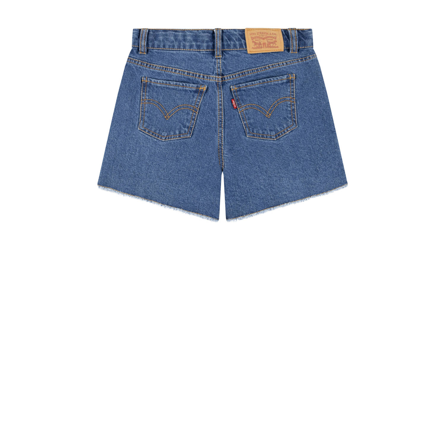 Levi's Kids regular denim short medium blue denim