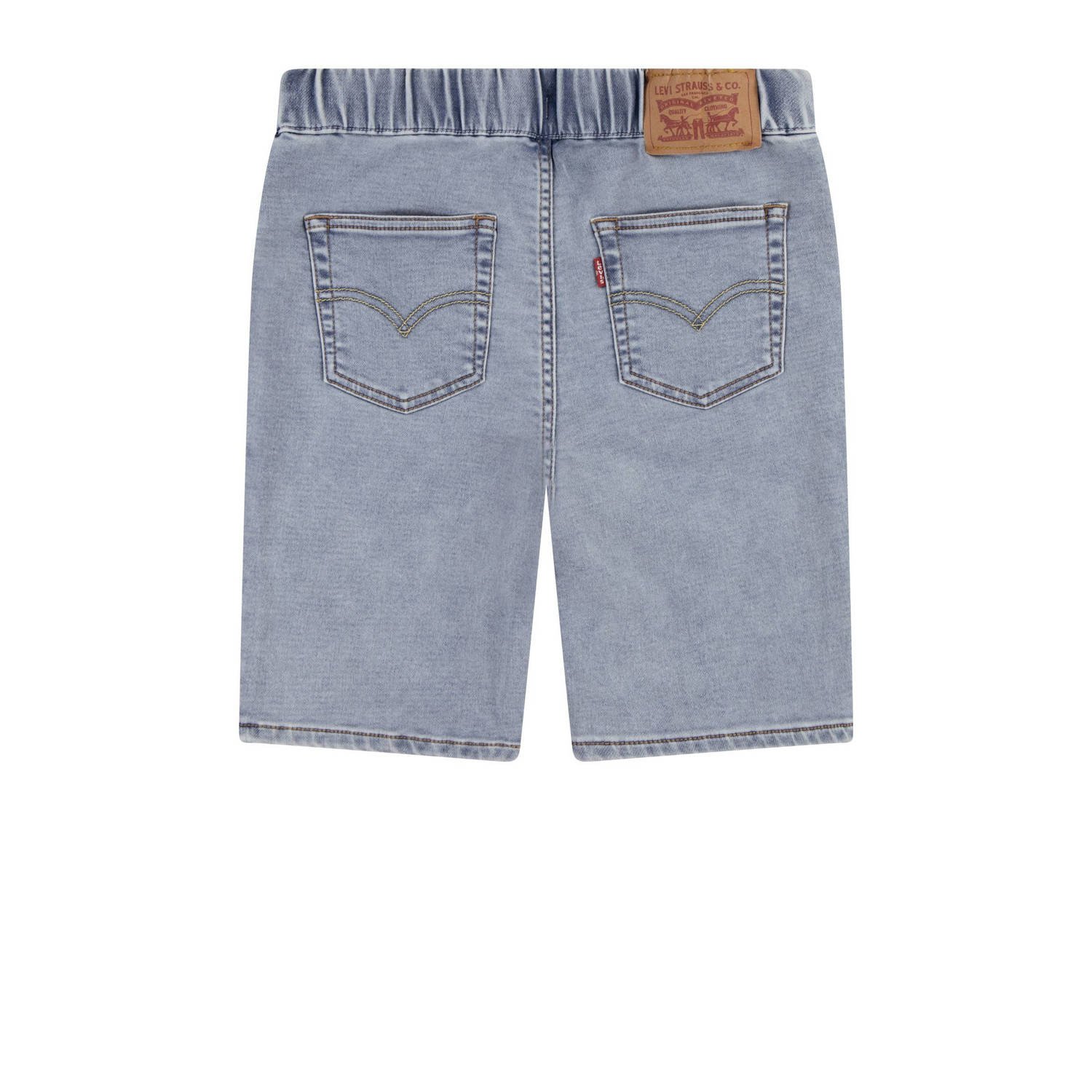 Levi's Kids skinny denim short light blue denim