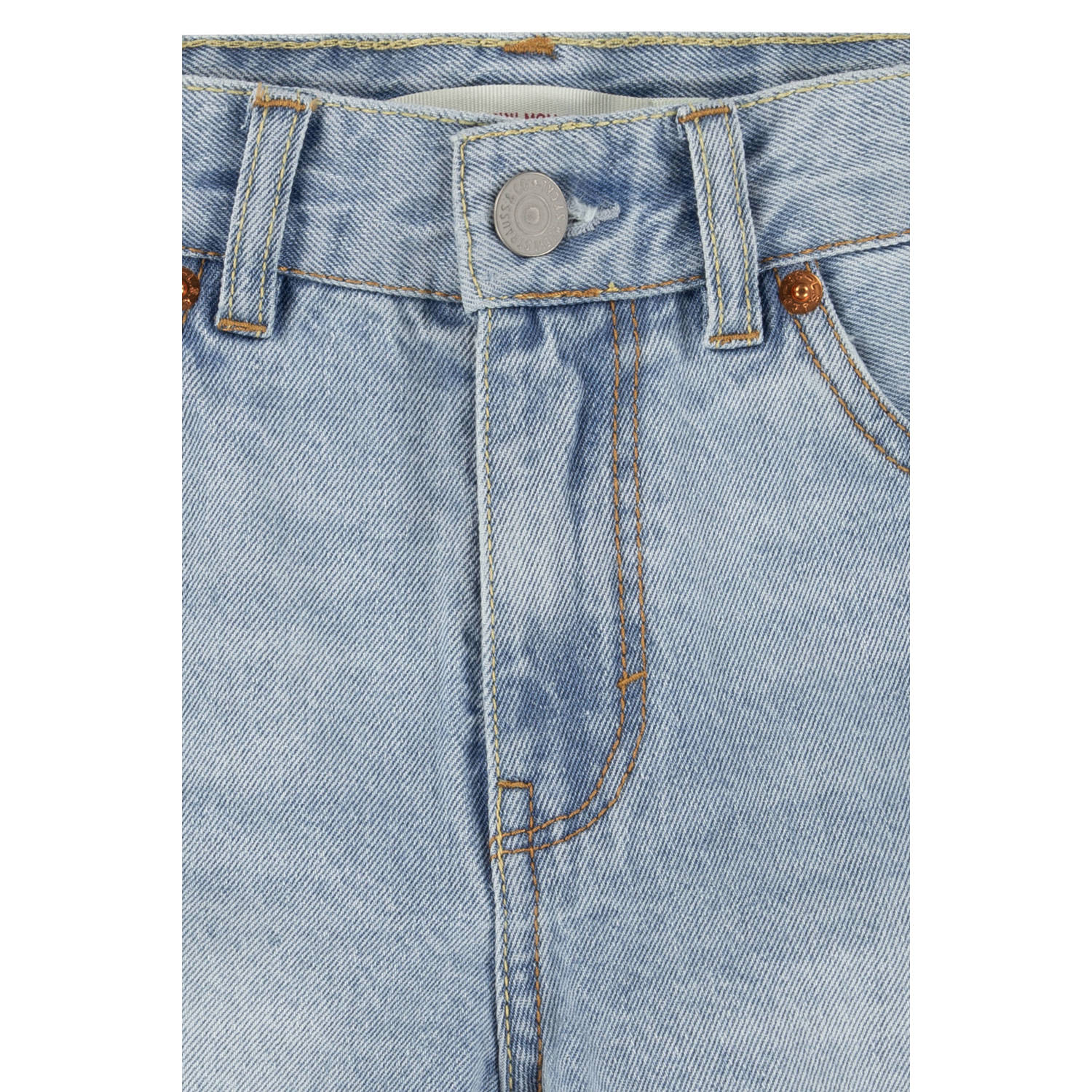 Levi's Kids mom denim short light blue denim