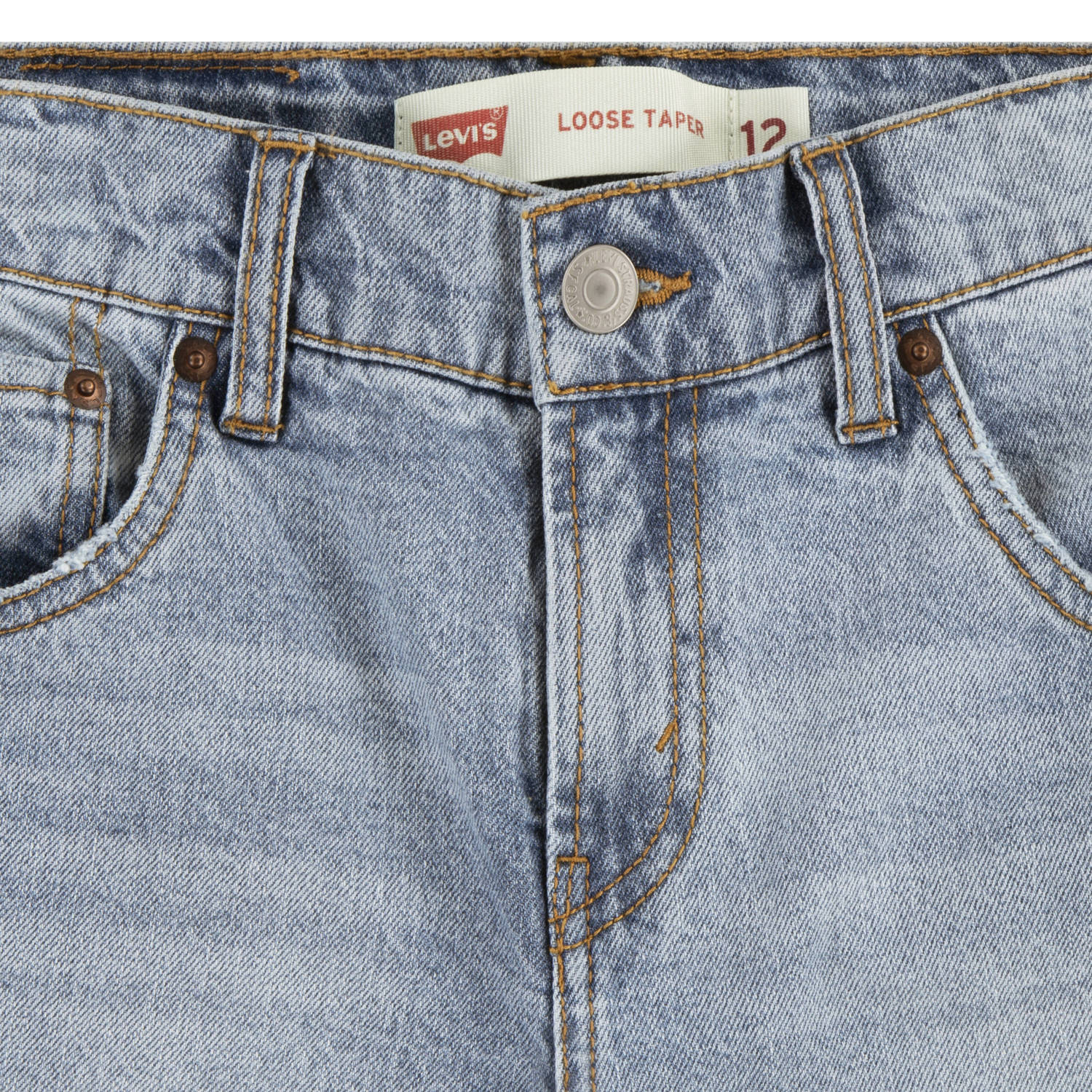 Levi's Kids loose light blue denim
