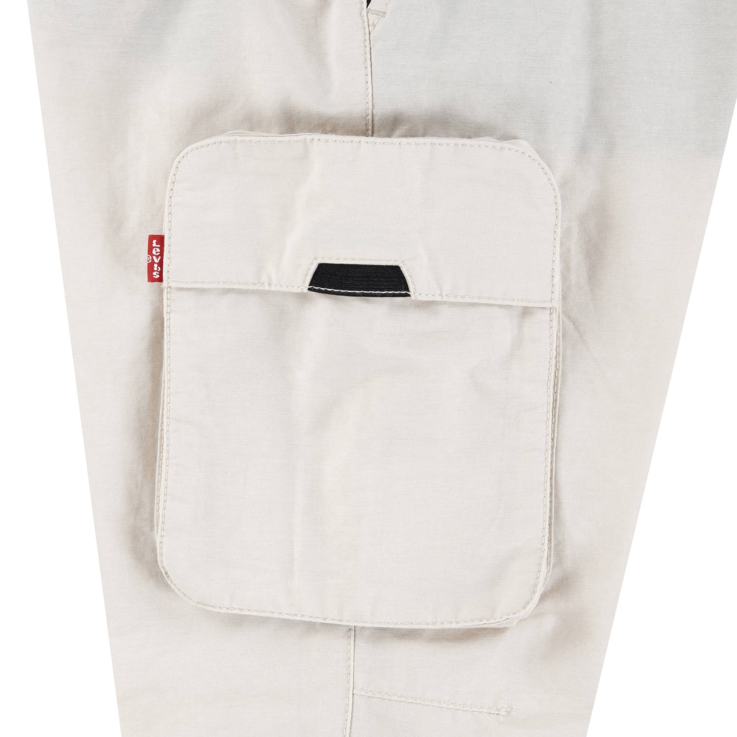 Levi's Kids straight cargo broek ecru