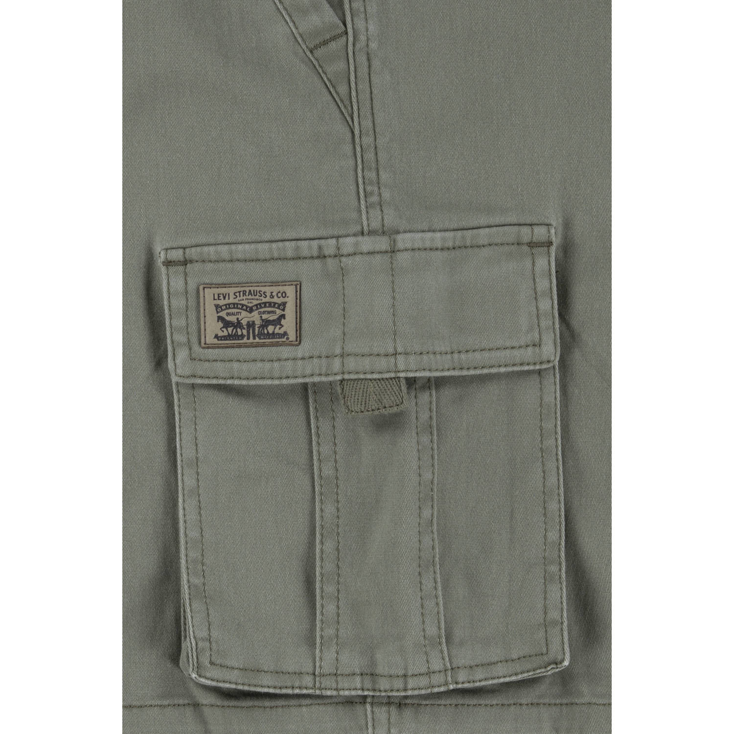 Levi's Kids straight cargo short groen