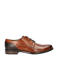 Bugatti leren veterschoenen cognac