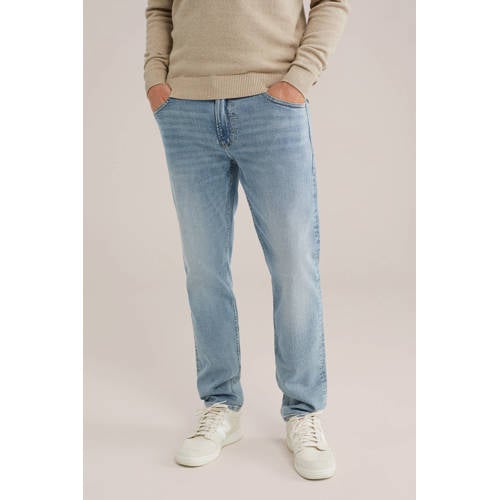 WE Fashion Blue Ridge slim fit jeans blauw afbeelding