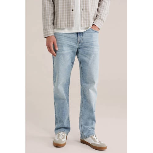 WE Fashion Blue Ridge regular fit jeans light blue denim afbeelding