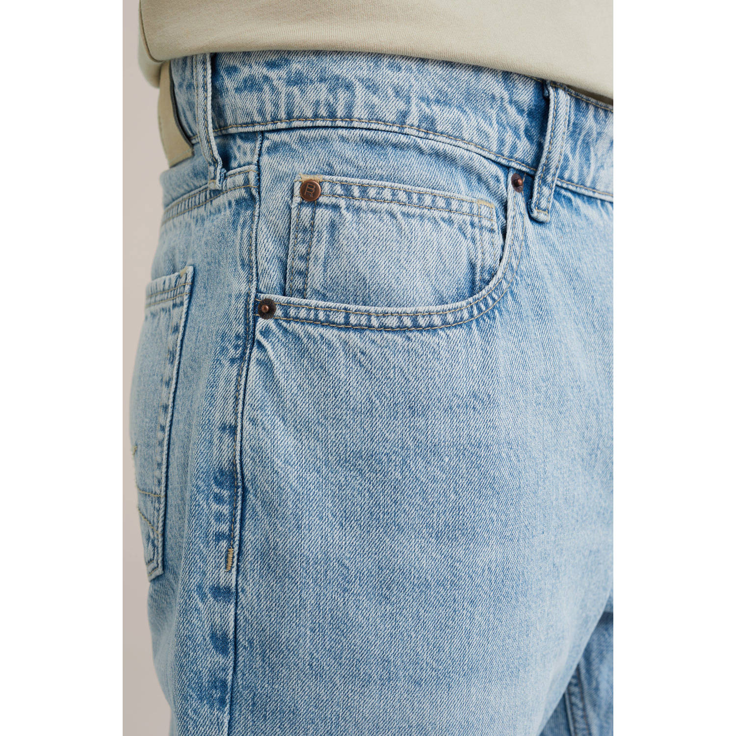 WE Fashion Blue Ridge regular fit jeans light denim
