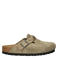 Birkenstock suède clogs taupe