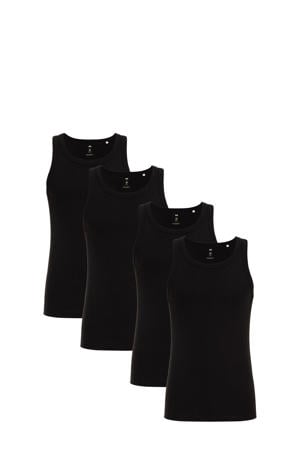 hemd (set van 4) zwart