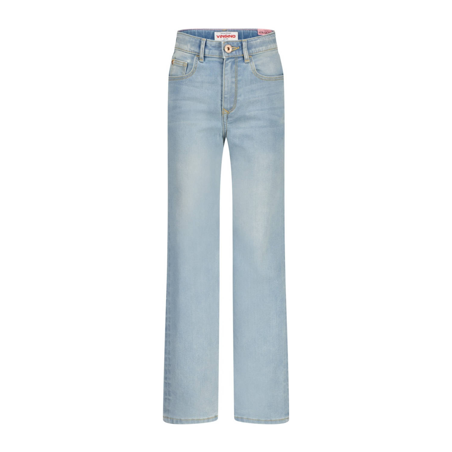 Vingino straight leg light blue denim